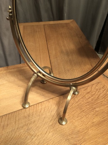 Ancien miroir de comptoir de bijoutier, parfumeur.