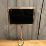 Ancien panonceau de comptoir de magasin.