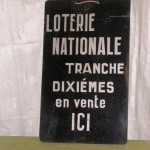 Plaque Loterie Nationale