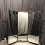 Ancien miroir triptyque mural.(vendu)