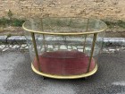 Ancienne vitrine de milieu, comptoir de magasin.