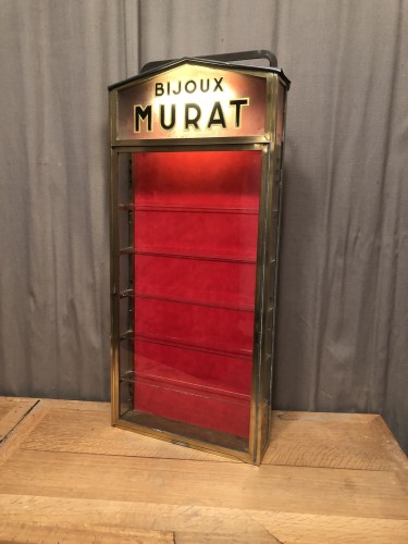 Ancienne vitrine de magasin, bijouterie.