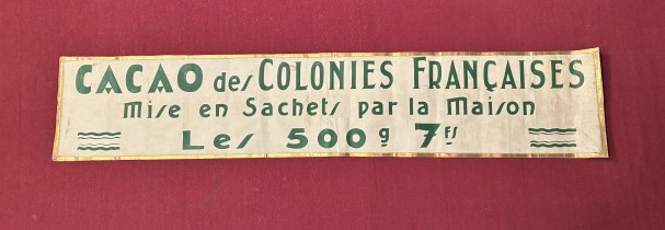 Ancien calicot. Cacao.