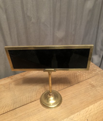 Ancien panonceau de caisse, comptoir.