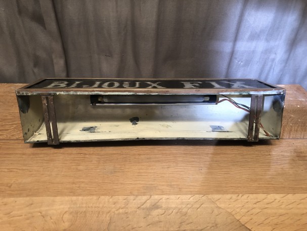 Enseigne ancienne lumineuse pour bijoux