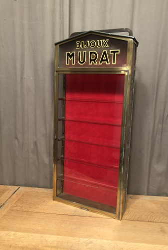 Ancienne vitrine de magasin, bijouterie.