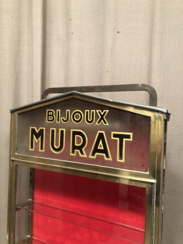 Ancienne vitrine de magasin, bijouterie.