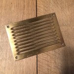 Paire d'anciennes plaques de caisse, rendu-monnaie.