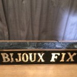 Enseigne ancienne lumineuse pour bijoux
