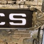 Ancienne enseigne intérieure de tabac.